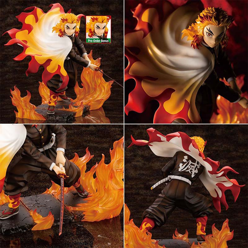 Demon Slayer Figurine Kyojuro Rengoku Bonus Edition Artfx J Kotobukiya