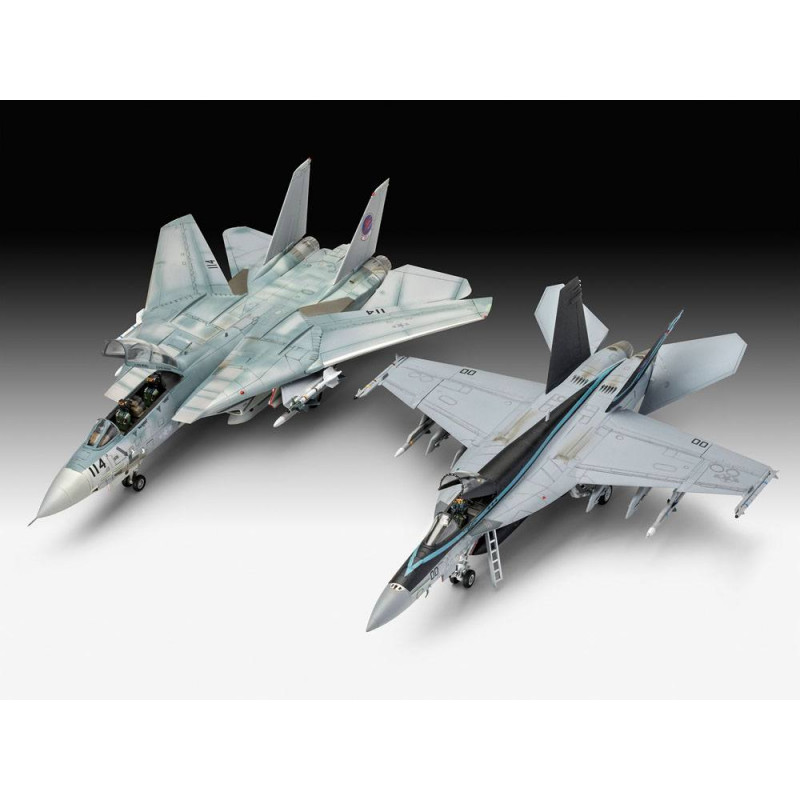 Maquettes Easy Click 1 72 F 14D Super Tomcat F A 18E Super Hornet