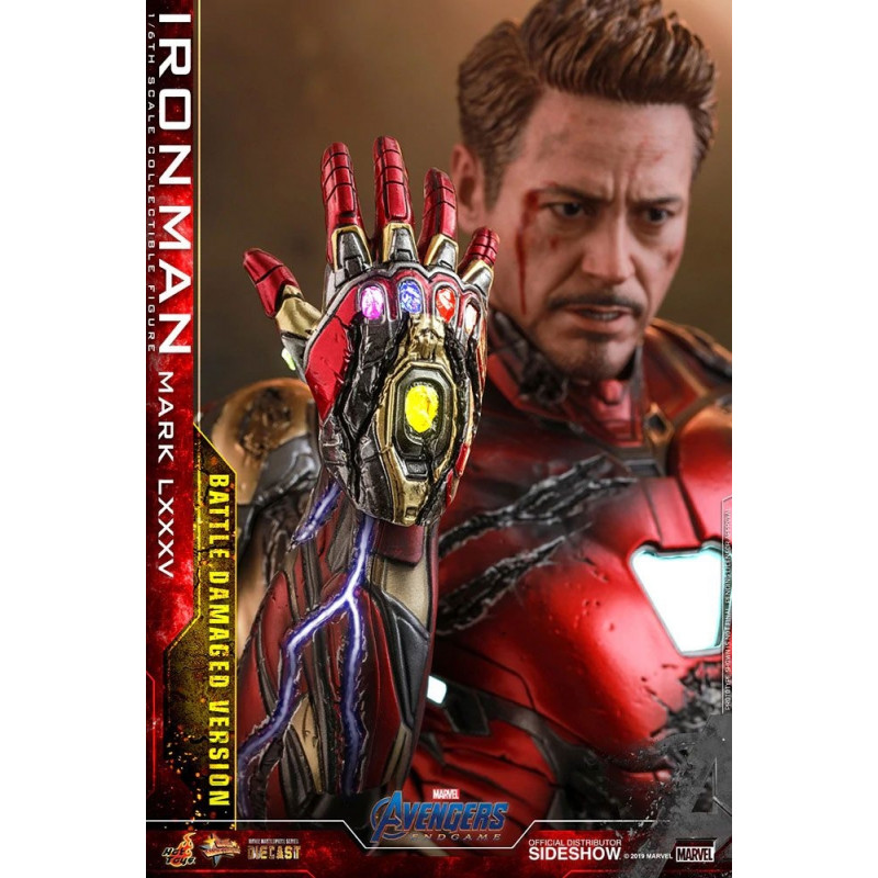 Figurine Mms Iron Man Mark Lxxxv Battle Damaged Hot Toys