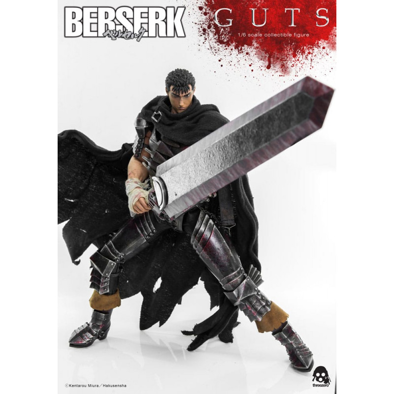 Figurine Guts Black Swordsman Threezero Berserk