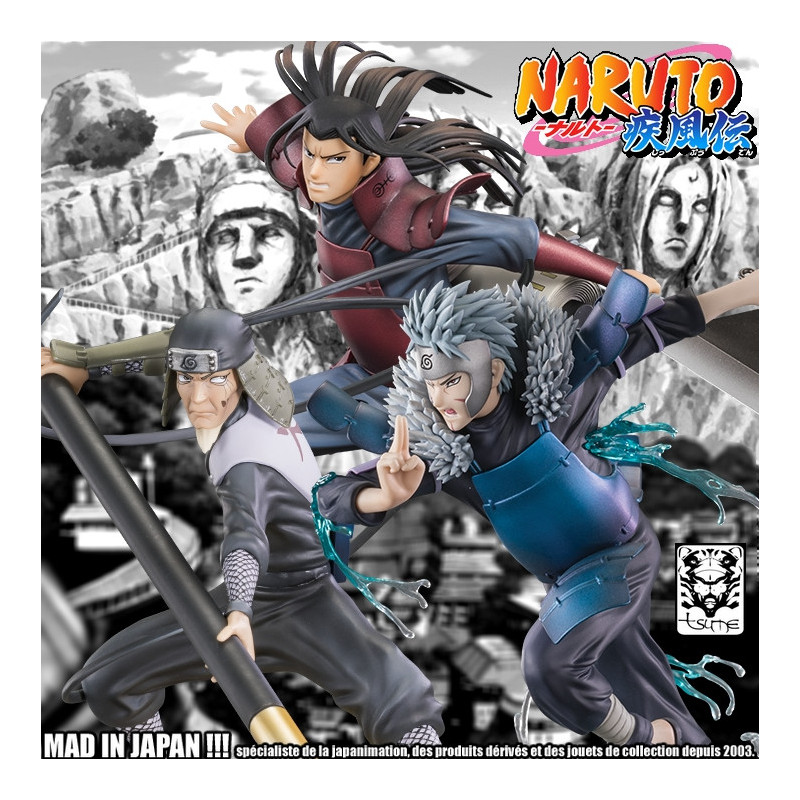 NARUTO SHIPPUDEN Pack Hashirama Tobirama Sarutobi XTRA By Tsume