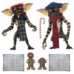 GREMLINS Pack 2 Figurines Christmas Carol Winter Scene 1 Neca