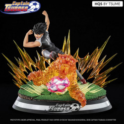  CAPTAIN TSUBASA Statue Kojiro Hyuga : Tiger Shot HQS Tsume Art