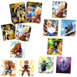  DRAGON BALL Shikishi Partie 11 Bandai (Boite de 10) Bandai