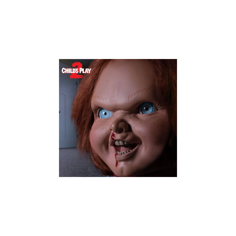 CHUCKY Jeu d’Enfant 2 Figurine Parlante Designer Menacing Chucky Mezco