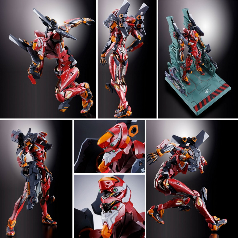 EVANGELION Figurine EVA-02 Model Production Metal Build Bandai