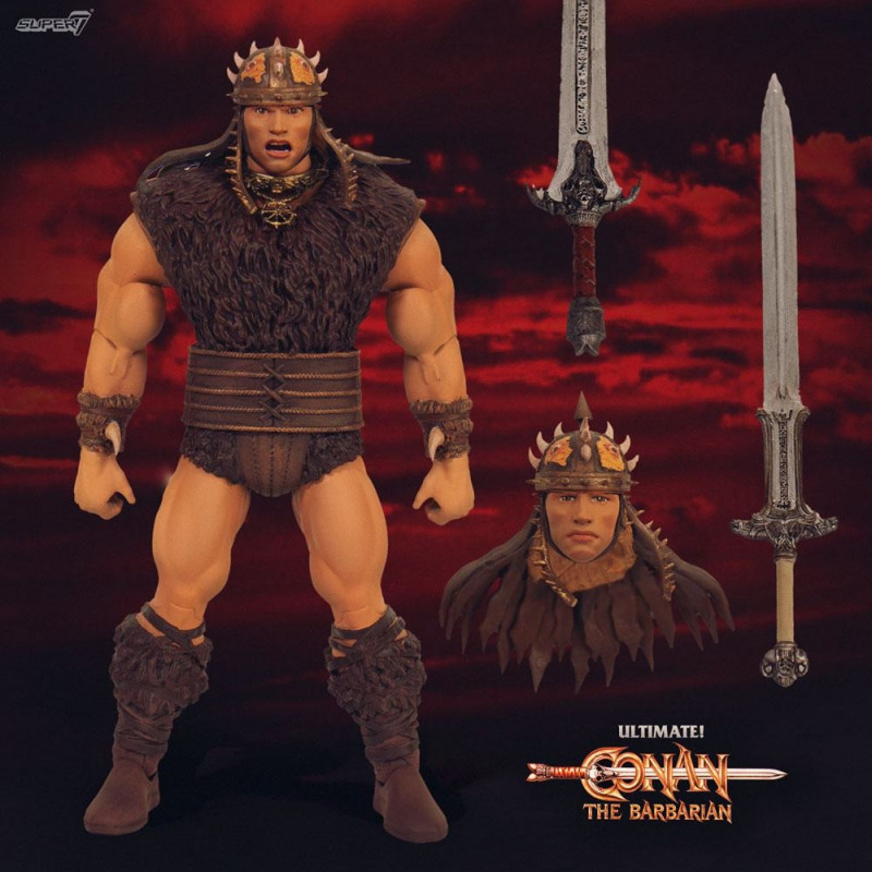 CONAN LE BARBARE Figurine Ultimates Conan Super7