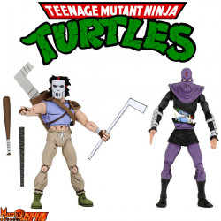  TORTUES NINJA Pack Figurines Casey Jones & Foot Soldier Série 3 Neca