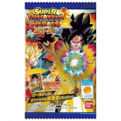 SUPER DRAGON BALL HEROES Cards Gummy Série 6 Bandai (1 Pièce)