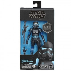 STAR WARS Figurine Shadow Stormtrooper Black Series Gaming Greats Hasbro