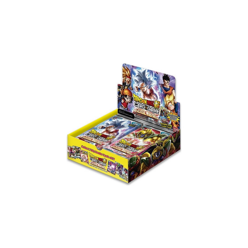 DRAGON BALL SUPER Card Game série 4 Colossal Warfare Display de 24 Boosters Bandai