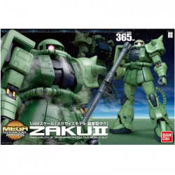 GUNDAM Mega Size Zaku II Green Bandai Gunpla