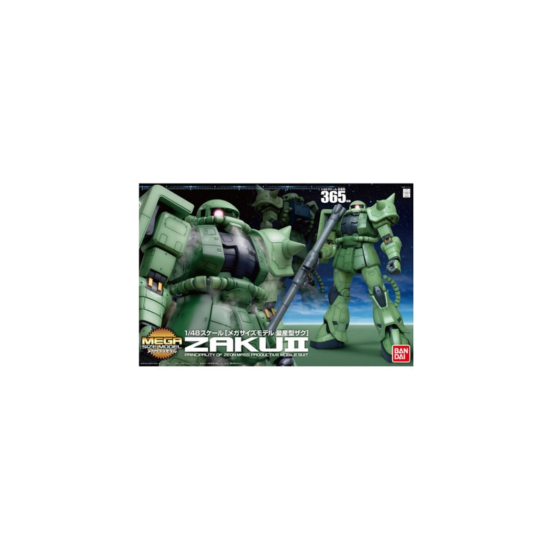 GUNDAM Mega Size Zaku II Green Bandai Gunpla