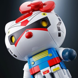 GUNDAM X HELLO KITTY Figurine Chogokin Hello Kitty Gundam Color Ver. Bandai