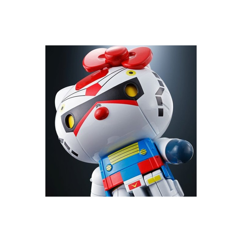 GUNDAM X HELLO KITTY Figurine Chogokin Hello Kitty Gundam Color Ver. Bandai