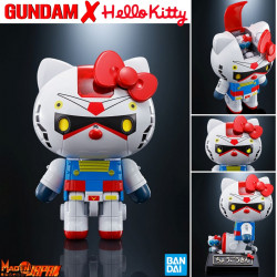  GUNDAM X HELLO KITTY Figurine Chogokin Hello Kitty Gundam Color Ver. Bandai