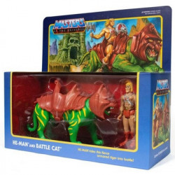 MAITRES DE L'UNIVERS Coffret He-Man & Battlecat ReAction Super7