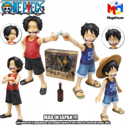  ONE PIECE pack Ace & Luffy Children P.O.P Megahouse