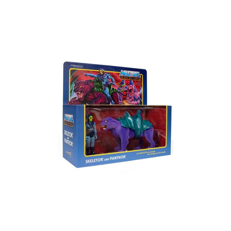 MAITRES DE L'UNIVERS Coffret Skeletor & Panthor ReAction Super7