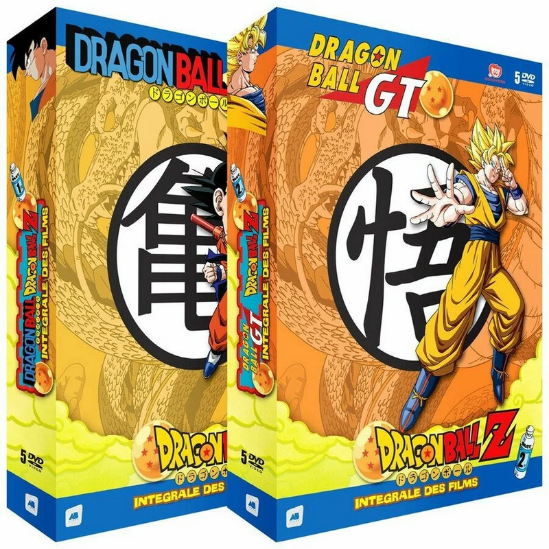 DRAGON BALL Z et GT Intégrale 20 Films et OAV Pack 2 Coffrets