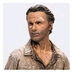 WALKING DEAD figurine Rick Grimes Color Tops McFarlane