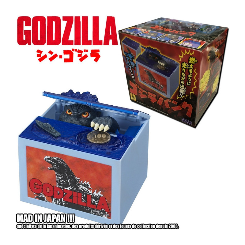 La tirelire animée Godzilla 