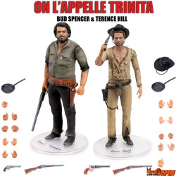  ON L'APPELLE TRINITA Pack Figurines Bud Spencer & Terrence Hill