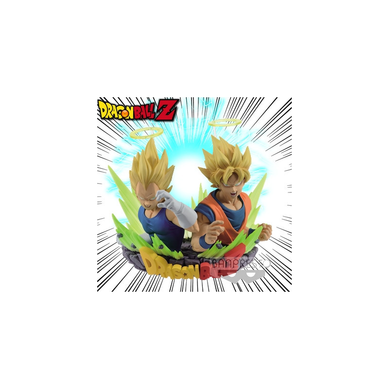 DRAGON BALL Z bustes Vegeta Son Goku Figuration Banpresto Vol.2