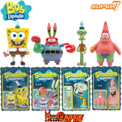  BOB L'EPONGE set Figurines ReAction Super7