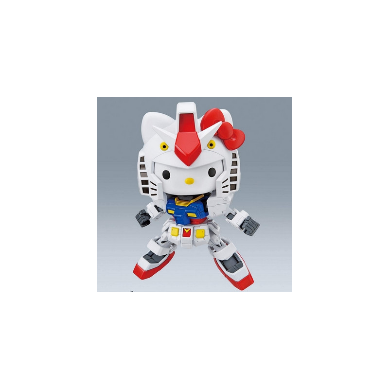 GUNDAM SD Hello Kitty  RX-78-2 Gundam SD EX Bandai Gunpla