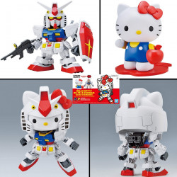  GUNDAM SD Hello Kitty  RX-78-2 Gundam SD EX Bandai Gunpla