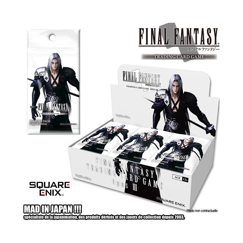 FINAL FANTASY Display 36 Boosters Card Game Opus III Square Enix