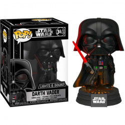 STAR WARS Figurine POP Dark Vador Light & Sound Funko