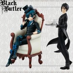 BLACK BUTLER Book Of The Atlantic Pack Figurines Ciel & Sebastian Furyu