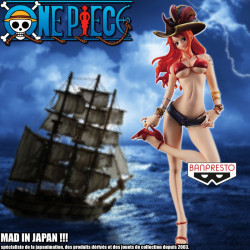  ONE PIECE figurine Nami Flag Diamond Ship Banpresto