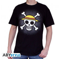 ONE PIECE T-Shirt Pirate Luffy Skull Abystyle