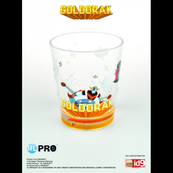 GOLDORAK Verre Plastique Yellow Goldorak Soucoupe HL PRO