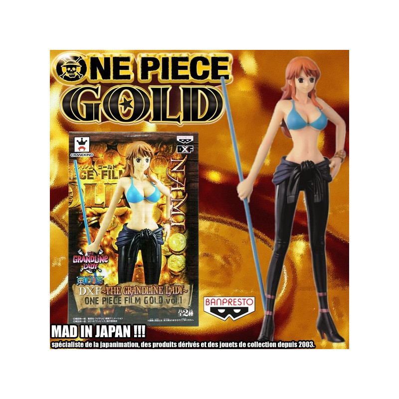 ONE PIECE GOLD figurine Nami DXF Grandline Lady Banpresto