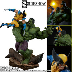  Hulk and Wolverine Maquette Sideshow