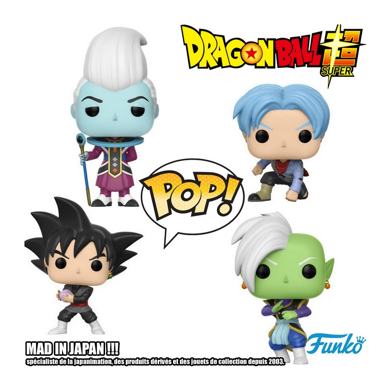 DRAGON BALL SUPER Pack de 4 Figurines Funko POP