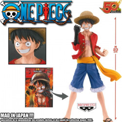  ONE PIECE figurine Luffy D. Monkey Jump Comics 50th Anniversary Banpresto