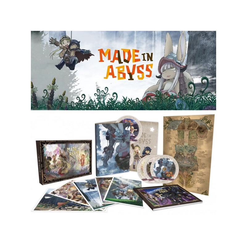 MADE IN ABYSS Saison 1 Coffret A4 Blu-ray + DVD Edition Collector Limitée