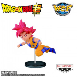 DRAGON BALL SUPER figurine Son Goku SS God WCF Banpresto