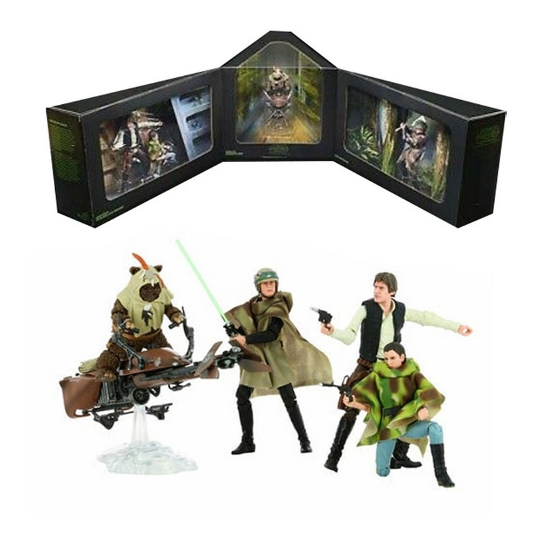 STAR WARS Pack Figurines Black Series Heroes of Endor Hasbro