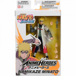 NARUTO Figurine Minato Namikaze Anime Heroes Bandai