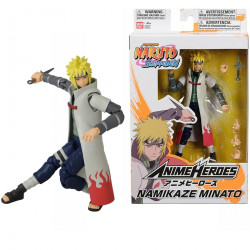  NARUTO Figurine Minato Namikaze Anime Heroes Bandai