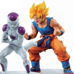 DRAGON BALL Z Son Goku S. Saiyan & Freezer Dramatic Showcase Banpresto