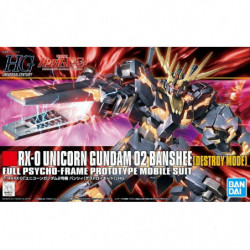 GUNDAM HG RX-0 Unicorn Gundam 02 Banshee Destroy Mode Bandai Gunpla