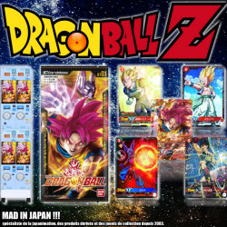  DRAGON BALL Z Booster IC Carddass Bandai série 1