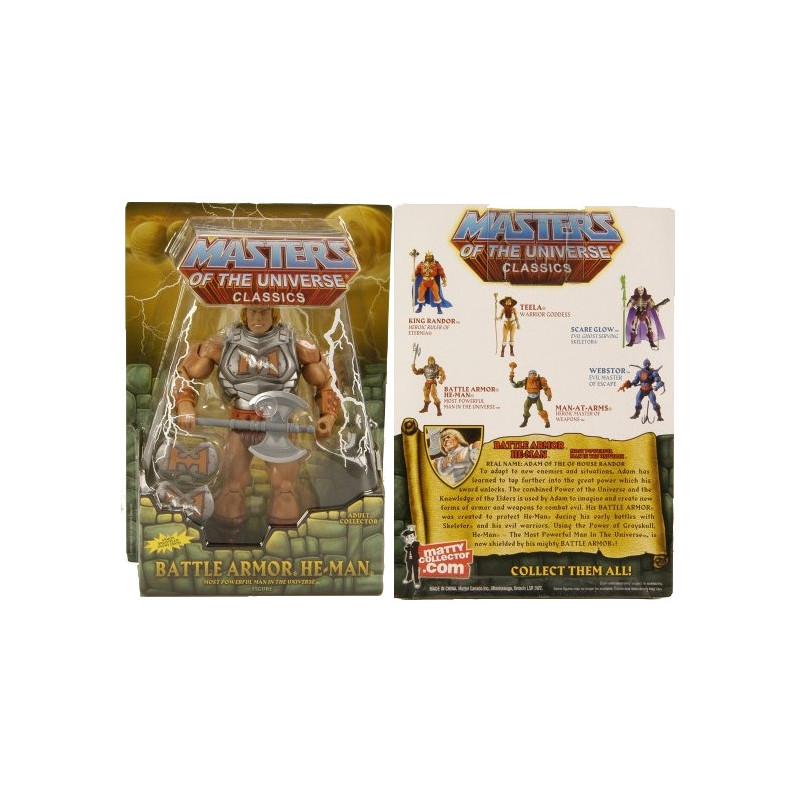 MAITRES DE L'UNIVERS CLASSICS figurine Musclor  He-Man Battle Armor